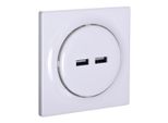 Fibaro FGWU-021 Fibaro Walli N 2X Usb Outlet Weiß