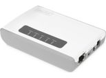 Digitus 2-Port USB2.0 Wireless Multif. Server Di Rete, 300Mbps