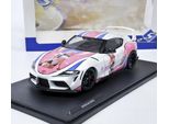 Automodello Solido In Scala 1:18 Toyota Gr Supra Solido Works Itasha Bianco 2024 S1809008