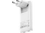 Verbatim 32355 Verbatim Gan Iii Fold ´N´ Go Charger 2 Port 65W USB-C White
