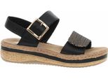 Sandali Donna Rieker V0951-00 Schwarz 38