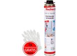 Fischer Pistolenschaum 1K Pup S 750 B2 750 Ml + 1 Einweghandschuh