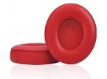 Inf Cuscinetti Auricolari Di Ricambio Rossi Per Beats Solo 2.0 E 3.0 - Cuscinetti In Morbida Pelle Proteica