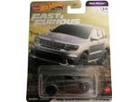 Mattel GRL74 3/5 Hot Wheels Premium Jeep Grand Cherokee Trackhawk Grau Fast And Furious Fast Stars Real Riders Spielzeugauto