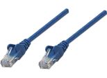 Intellinet 342568 Intellinet Cavo Patch RJ45 U/Utp Cat6 0,50M Protezione Leva Blu