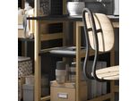 Vicco Scrivania Elvia, 120 X 60 Cm, Nero/Pino