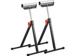 Cavalletto A Rulli Regolabile Cavalletto A Rulli 2-Pack 68-108Cm - Cavalletto Da Lavoro Pieghevole - Portata 61Kg