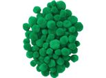 Colorazione - Pom Poms Verde, 100...