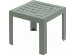 Tavolino Miami Di Grosfillex Verde Chiaro 40 X 40 Cm