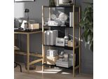 Vicco Scaffale In Piedi Elvia, 63 X 120 Cm, Nero/Pino