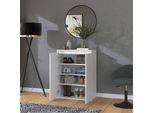 Vicco Cassettiera Claus, 74 X 99.6 Cm Con 2 Ante, Bianco