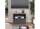 Vicco Mobile Tv Wido, 60 X 50 Cm Con Cassetto, Antracite/Sonoma