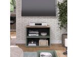 Vicco Mobile Tv Wido, 60 X 50 Cm Con 2 Scomparti, Verde/Sonoma