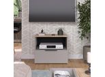 Vicco Mobile Tv Wido, 60 X 50 Cm Con Cassetto, Grigio/Sonoma
