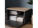 Vicco Credenza Betti, 60 X 36 Cm Con Porte, Antracite/Sonoma