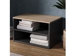 Vicco Cassettiera Betti, 60 X 36 Cm Con 2 Scomparti, Antracite/Sonoma