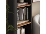 Vicco Scaffale Ludus, 36.8 X 144.9 Cm, Antracite/Quercia Dorata