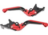 1 Coppia Moto Leva Frizione Pieghevole In Lega Di Alluminio Regolabile Frizione Freno Leva Per Forza X?Adv Adv Rosso