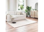 Vidaxl Tappeto Coniglio In Pelliccia Sintetica Olite Crema 140 X 200 Cm Poliestere