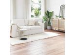 Vidaxl Tappeto Artificiale In Pelle Di Pecora Tafalla White 80 X 250 Cm Poliestere