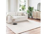 Vidaxl Tappeto Coniglio In Pelliccia Sintetica Olite Crema 200 X 200 Cm Poliestere