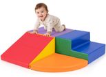 Costway 4 Tlg. Blocchi Da Costruzione In Gommapiuma, Blocchi Da Costruzione Giganti, Blocchi Da Costruzione Morbidi, Blocchi Da Costruzione Grandi, Blocchi Da Costruzione Per Bambini In Età Prescolare, Neonati E Scolari, Coloratissimi