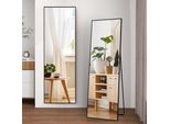Unboxg Specchio A Stelo Nero 164X54 Cm - Specchio A Figura Intera, Autoportante, Specchio Dal Design Moderno Per Camera Da Letto, Corridoio O Spogliatoio