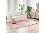 Vidaxl Tappeto In Pelle Di Pecora Artificiale Tafalla Pink 140 X 200 Cm Poliestere