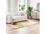 Vidaxl Tappeto In Pelle Di Pecora Artificiale Tafalla Crema 80 X 200 Cm Poliestere