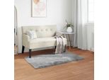 Vidaxl Tappeto In Pelle Di Pecora Artificiale Tafalla Grey 80 X 150 Cm Poliestere