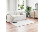 Vidaxl Tappeto Coniglio In Pelliccia Sintetica Olite Bianco 160 X 160 Cm Poliestere