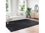 Vidaxl Tappeto In Pelle Di Pecora Artificiale Tafalla Black 240 X 340 Cm Poliestere