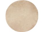 Vidaxl Tappeto Artificiale In Pelle Di Pecora Tafalla Beige Ø 200 Cm Poliestere