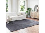 Vidaxl Tappeto In Pelle Di Pecora Artificiale Tafalla Antracite 240 X 340 Cm Poliestere