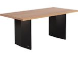 Home Deluxe Tavolo Da Pranzo Domela - Rovere Naturale, Oliato (180 X 75 X 90 Cm) | Tavolo In Legno Massiccio Dal Design Moderno Per Sala Da Pranzo E Cucina