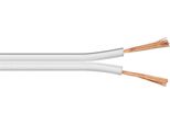 Goobay Cavo Per Altoparlanti Cca2 X 0,75 Mm Bianco 50 M