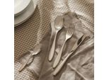 Alessi Mami - Set Di Posate 4 Pezzi (Coltello Monoblocco), Acciaio Inossidabile