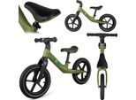 Bicicletta Di Equilibrio Per Bambini Coil, Balance Bike, Bicicletta Per Imparare A Camminare, Balance Bike, Telaio In Nylon, Ruote Pneumatiche Da 12 Pollici, Sedile In Ecopelle, Da 2 Anni, Verde
