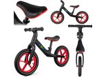 Bicicletta Di Equilibrio Per Bambini Coil, Balance Bike, Bicicletta Per Imparare A Camminare, Balance Bike, Telaio In Nylon, Ruote Pneumatiche Da 12 Pollici, Sedile In , Da 2 Anni, Nero