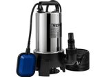 Pompa Sommergibile 1100W Pompa Per Acque Sporche 230V Pompa Da Giardino Portata 333,3L/Min Pompa Sommergibile Per Acque Sporche IPX8 Certificata Ce Uscita Tagliabile A Misura Per Il Pompaggio Di Acqua Da Piscine E Laghetti