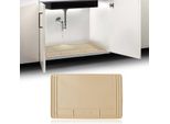 Tappetino Di Protezione Dall'acqua Protezione Angolare Del Lavello Raccordi Per Il Mobile Base Tpe Beige