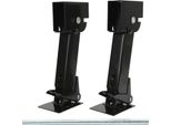 2Pcs Stabilizzatore Jack Ferro 650Lb Supporto 1000Lb Capacità Di Sollevamento Telescopico Regolabile Ondeggiamento Verso Il Basso Boom