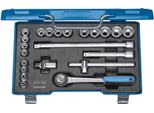 Gedore 30 HMU-3 Set Di Chiavi A Bussola 3/8" 22 Pezzi Esagono 6-22 Mm, 6238300"