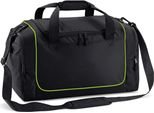 Quadra QS77 | Borsa Sportiva Teamwear Locker | 47 X 30 X 27 Cm - Colore: Nero/Verde Lime - Dimensioni: 47 X 30 X 27 Cm