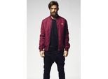 Urban Classics Uomo Diamond Quilt Nylon Jacket Bordeaux - S