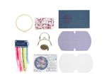 Borsa Del Ricamo Di Diy, Materiale Della Borsa Del Ricamo Di Diy, Borsa Della Struttura Della Borsa, Borsa Del Portafoglio Del Ricamo, Mestiere Di Cucito Del Ricamo