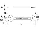 Ks Tools Doppia Chiave Aperta 12X13 Mm - 517.0707