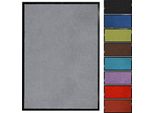 Tappeto Antisporco Monocromatico Grigio Argento 60 X 90 Cm