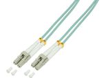 Logilink Cavo Patch Duplex In Fibra Ottica OM3 50/125µ Lc/Lc Turchese 40 M