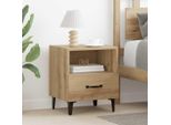 Vidaxl Comodino 2 Pezzi Rovere Artigianale 40 X 35 X 47,5 Cm Materiale A Base Di Legno